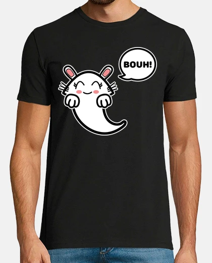 T-shirt gatto fantasma
