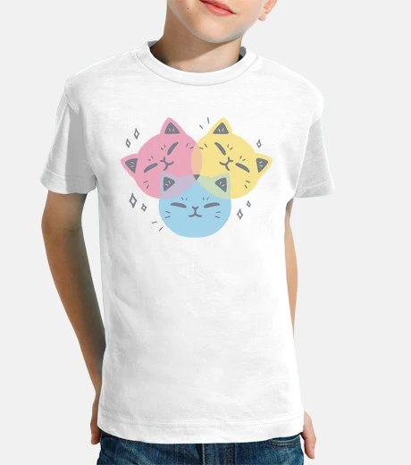 Abbigliamento gatto kawaii cmyk