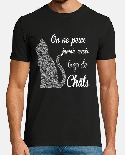 T-shirt gatto mai troppi gatti regalo