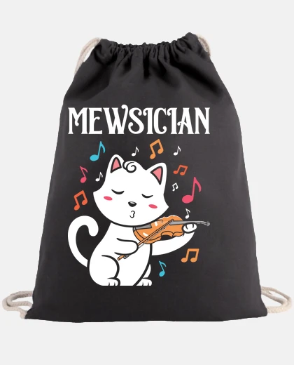 Borsa gatto musicista