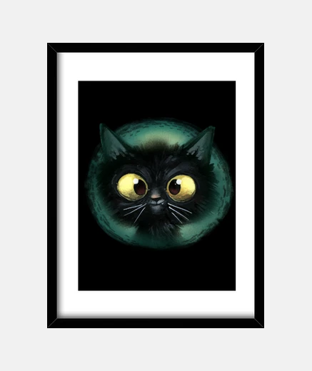 Quadro gatto nero