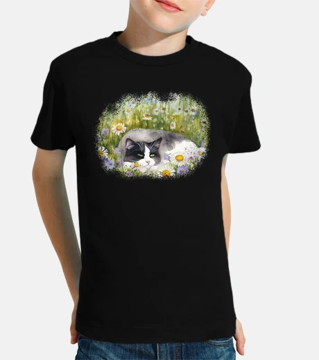 Abbigliamento gatto rannicchiato alla ricerca di bell