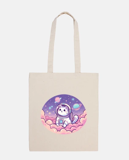 Borsa gatto spaziale cosmico