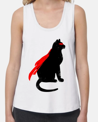 T-shirt gatto super eroe