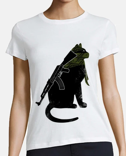 T-shirt gatto terrorista