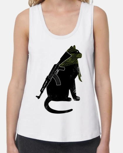 T-shirt gatto terrorista