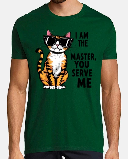 T-shirt gatto tigrato boss - di ip