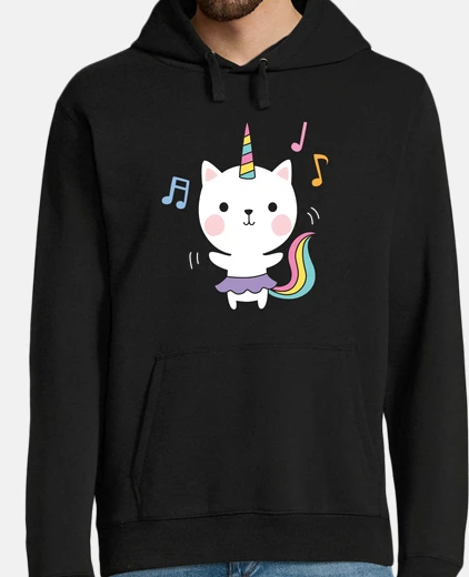 Felpa gatto unicorno gattino bambini