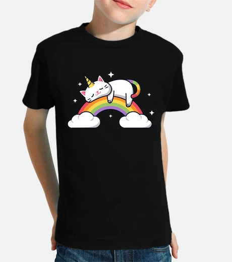 Abbigliamento gatto unicorno schiacciando un pisolino