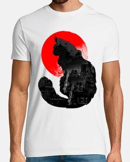 T-shirt gatto urbano
