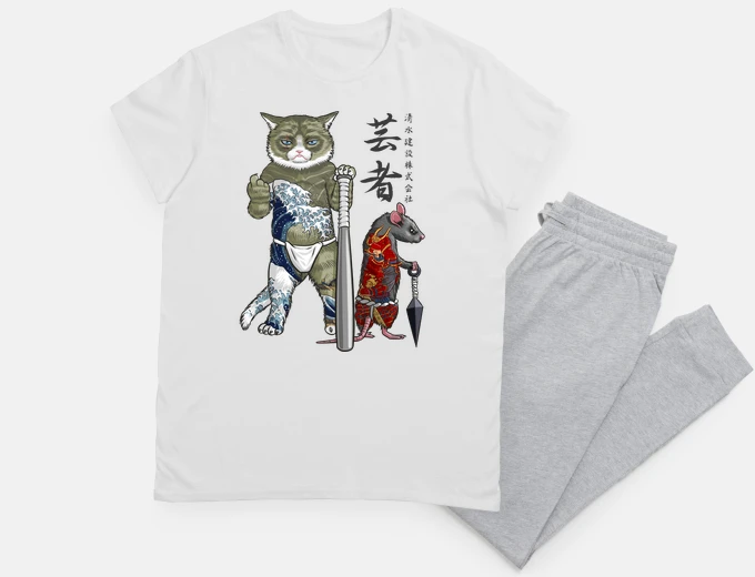 Pigiama gatto yakuza
