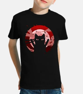 gatto ninja moon rossa