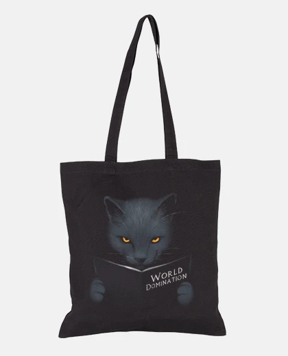 Borsa gattoto nero evil - simpatico kitty per
