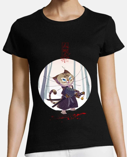 T-shirt gattoto samurai