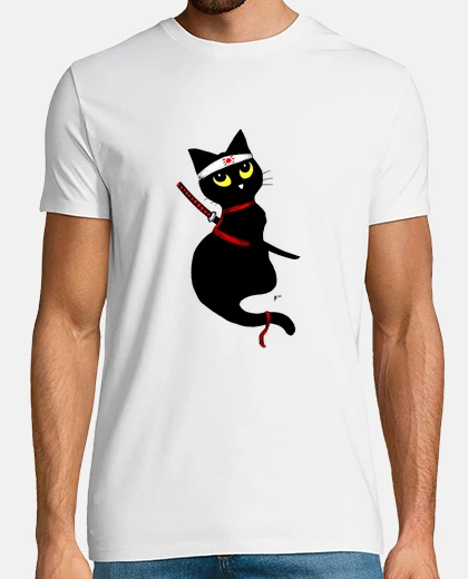 T-shirt gattoto samurai
