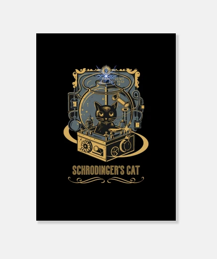 Stampa gattoto Schrödinger