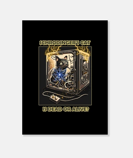 Stampa gattoto Schrödinger