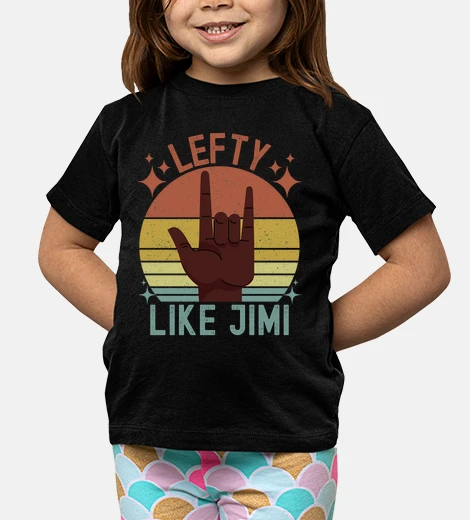 Vêtements gaucher comme jimi gaucher rock s