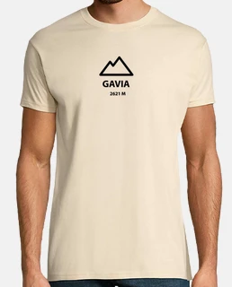 GAVIA, Hombre, manga corta, crema, calidad extra