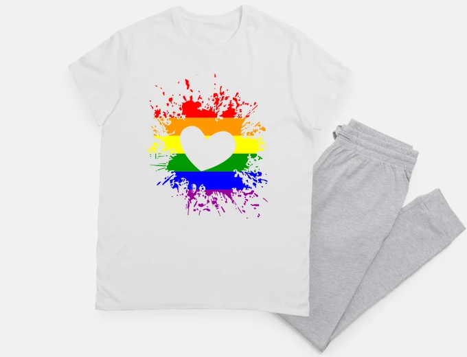 Pajama gay heart