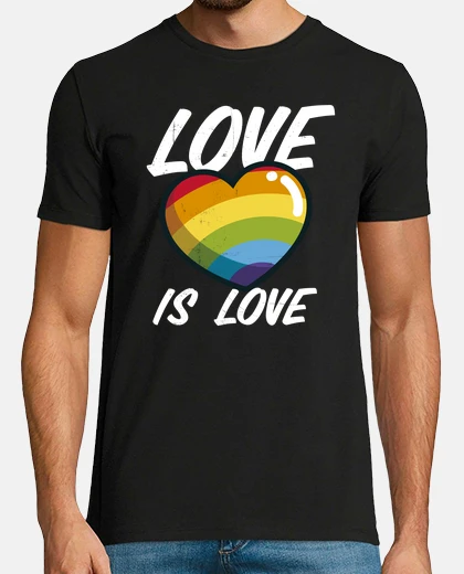 T-shirt gay pride month love is love