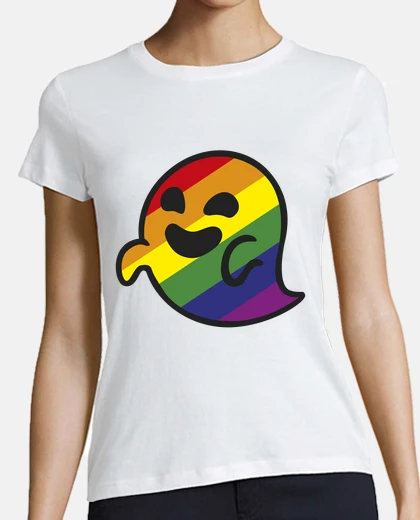 Playera GAYSPER Mujer, estilo béisbol, blanca y azul marino