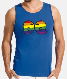 gaysper kiss man, sleeveless, royal blue