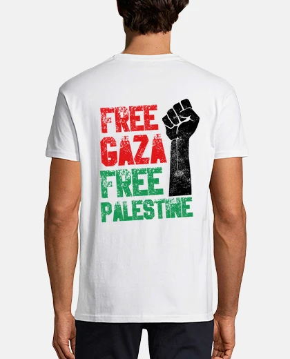 Tee-shirt gaza libre libre palestine