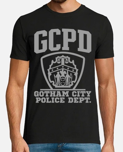 Gcpd gotham city police dept emblem t-shirt tostadora