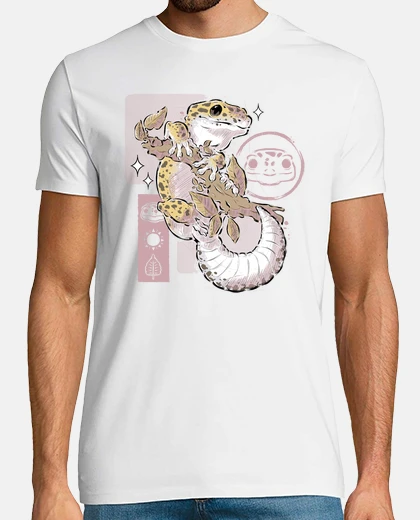 Tee-shirt Gecko léopard