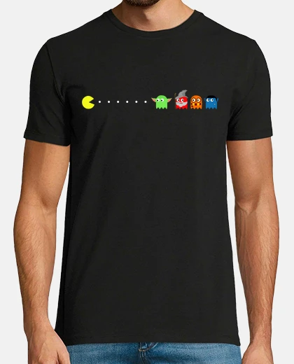 T-shirt geek pacman