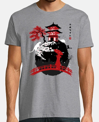 T-shirt geisha temple