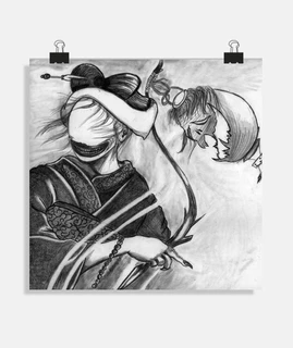 geisha - horror (disegno a mano)