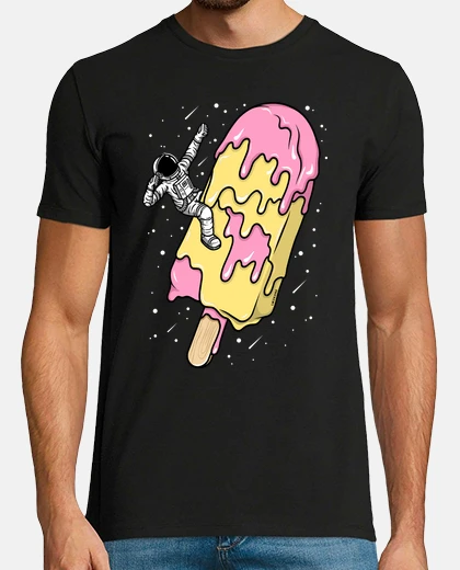 T-shirt gelato astronauta - vaniglia