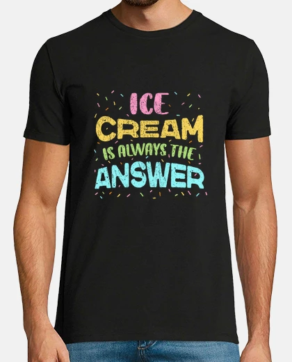 T-shirt gelato è sempre la risposta per gli amanti gelato