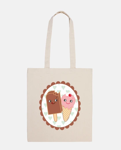 Borsa gelato innamorati kawaii