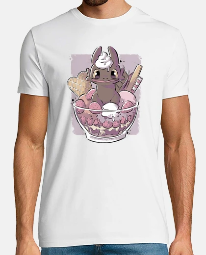 T-shirt gelato senza denti