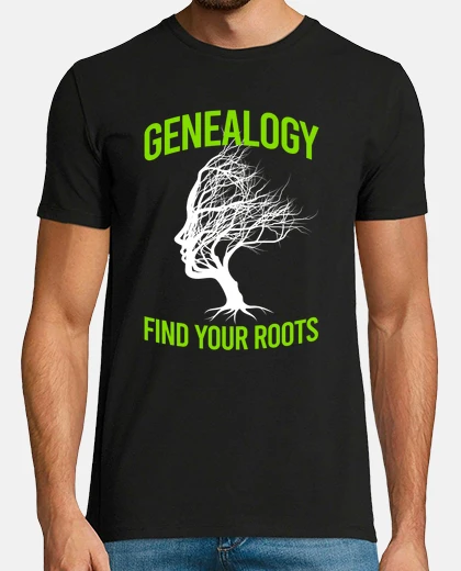 Tee-shirt généalogie trouver ses racines adn fami