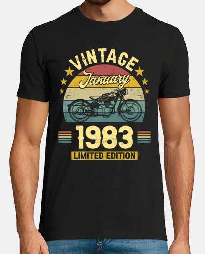 T-shirt Gennaio 1983 40 Anni Compleanno