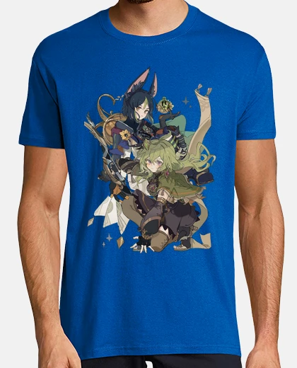 T-shirt genshin impact collei e tignari