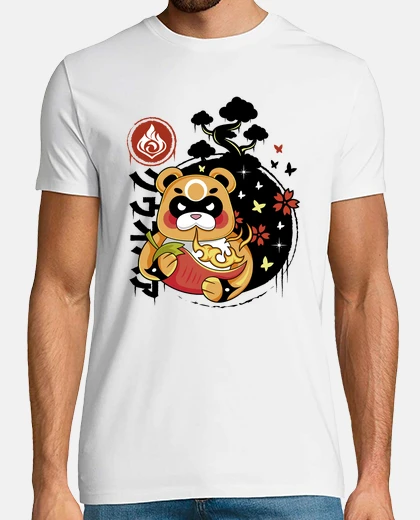 Camiseta Genshin Impact Guoba Landscape