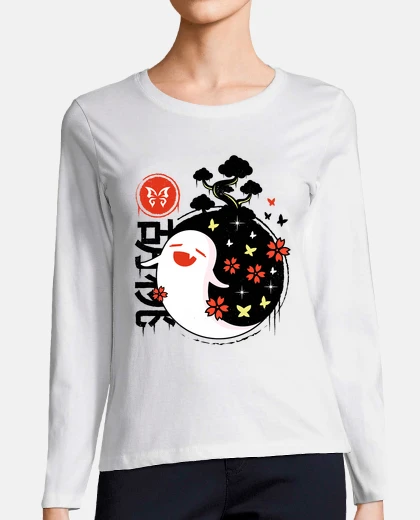 T-shirt genshin impact hu tao ghost