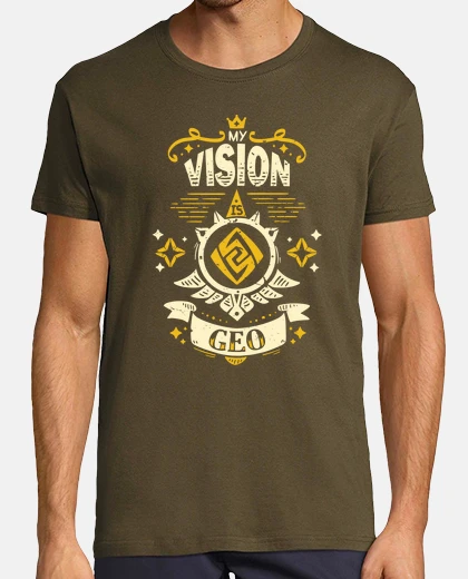T-shirt genshin impatto geo