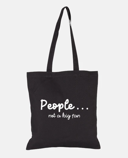 Bolsa gente no soy un fan gente gente bolso de estudiante bolso de diario para adolescentes