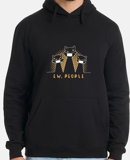 Sudadera gente nueva corona gatos