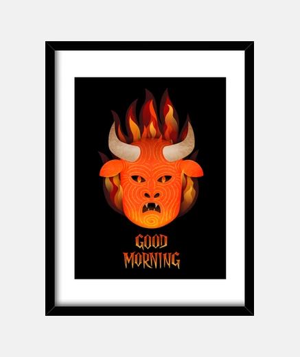 Framed gentle demon