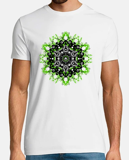 Camiseta geometría espiral