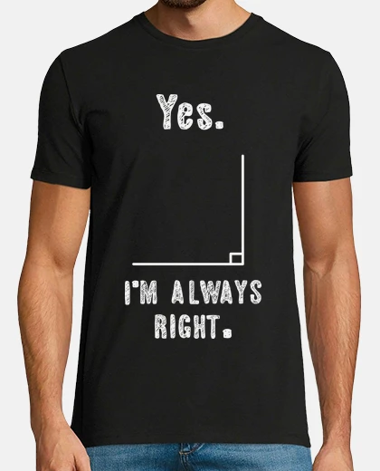 Camiseta geometría siempre soy heterosexual ok s