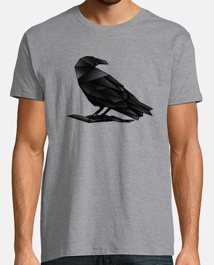 T-shirt geometric crow h