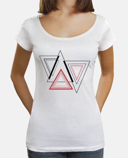 Tee-shirt géométrie triangulaire